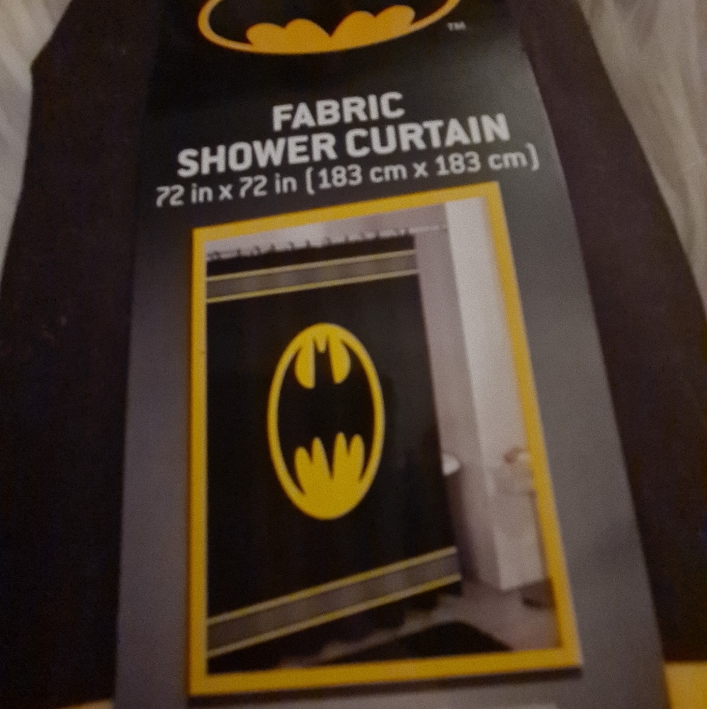 DC Batman shower curtain